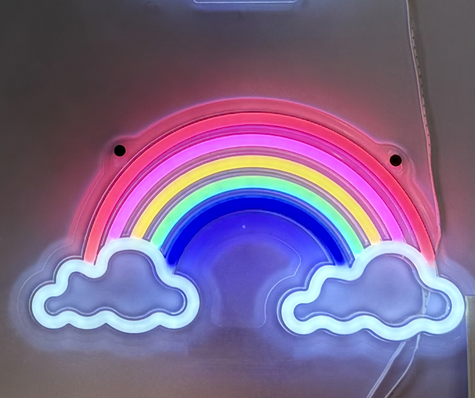 Neon light-rainbow