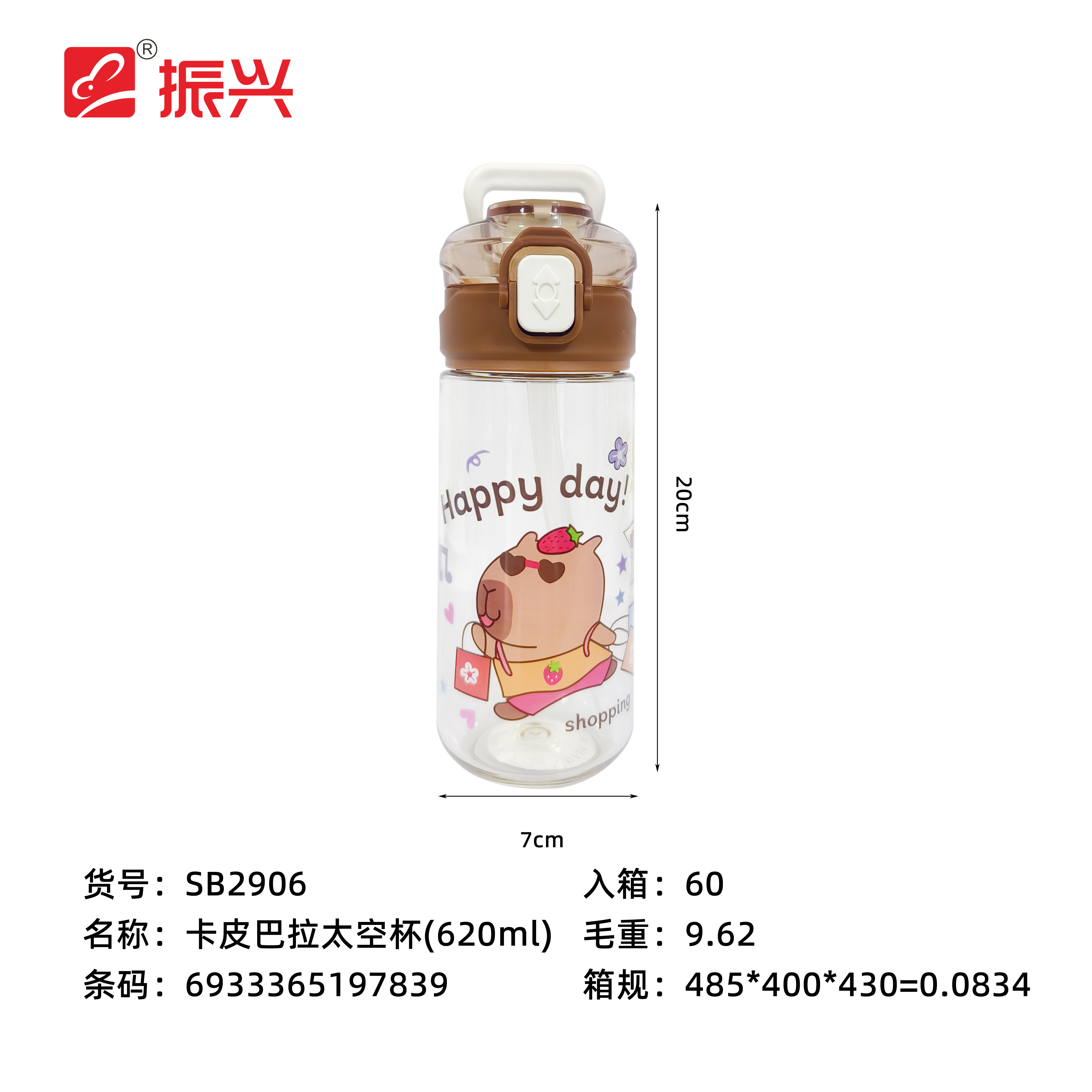 Water Bottle 620ml