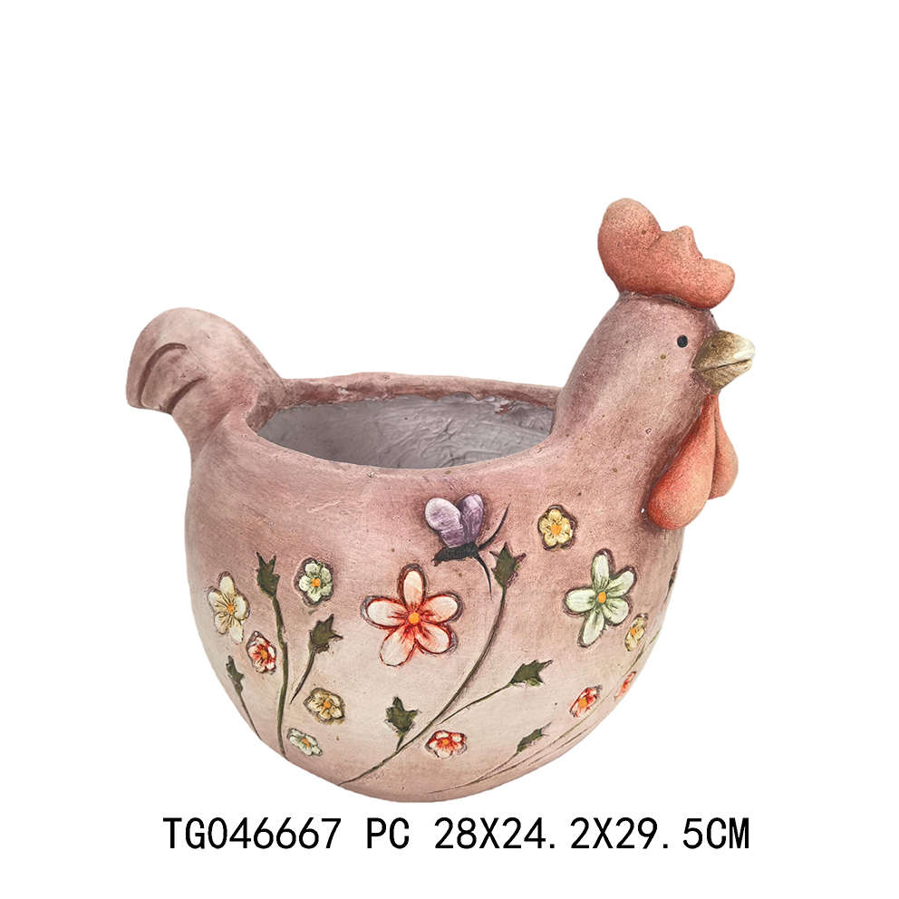 MGO planter garden decor flower pot animal ornaments frog decoration hen duck rooster