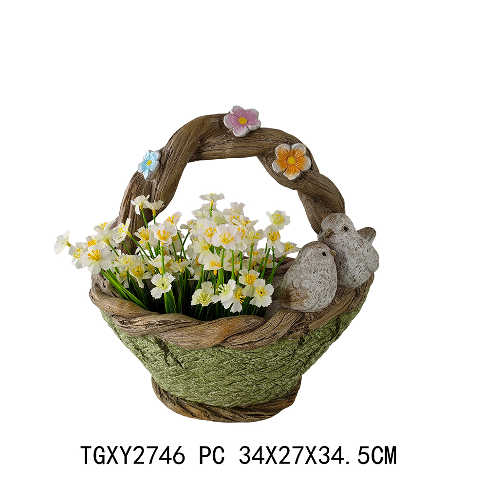 MGO planter garden decor flower pot animal ornaments frog decoration hen duck rooster