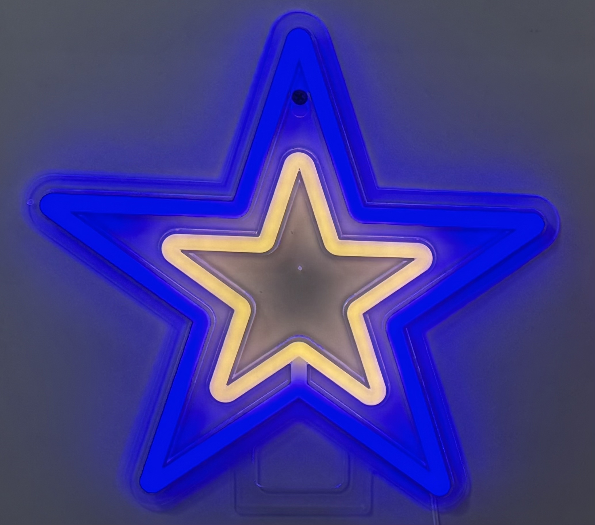 Neon light-star