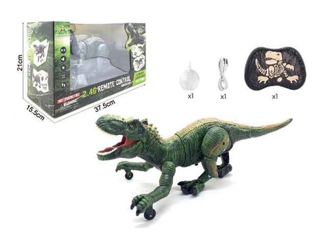 2.4G remote-controlled spray crawling Tyrannosaurus Rex