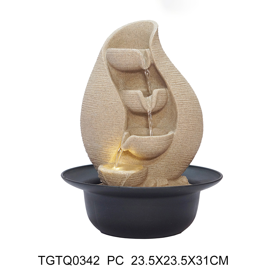 resin small size fountain decoration