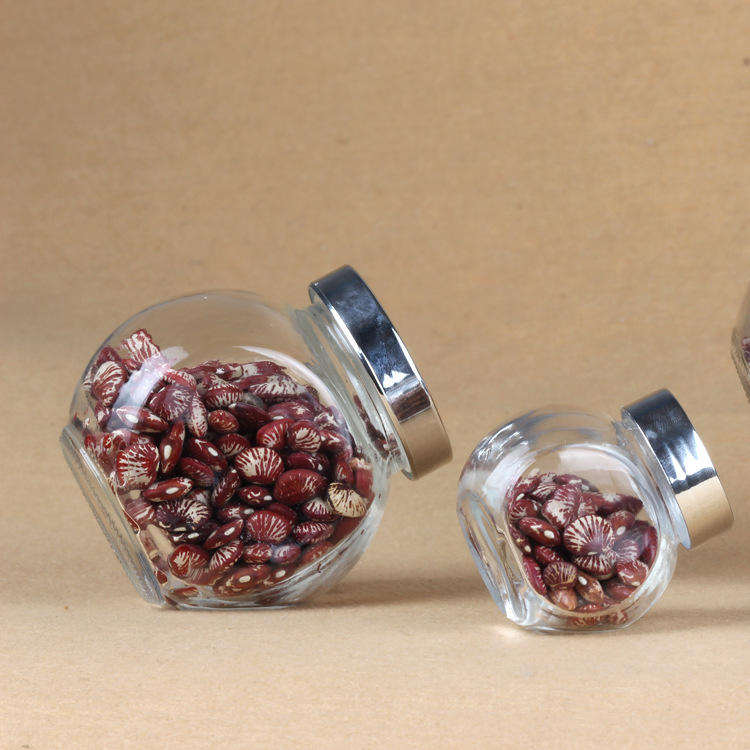 Sealed glass seasoning storage bottle, small grain and tea bottle