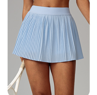 Elegant pleated short skirt