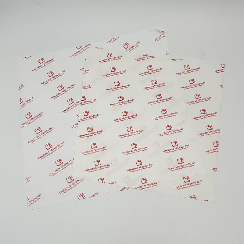 Customized printed disposable oil-proof packaging paper for food