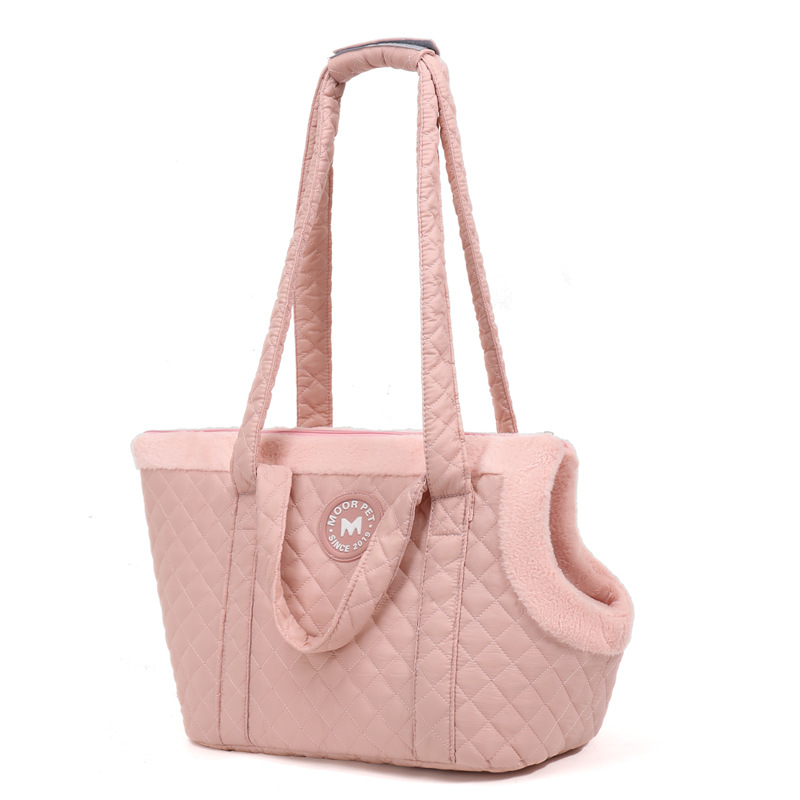 Portable Pet Travel Carrier Bag: Handheld & Shoulder Strap, Warm & Cozy for Outdoor Trips