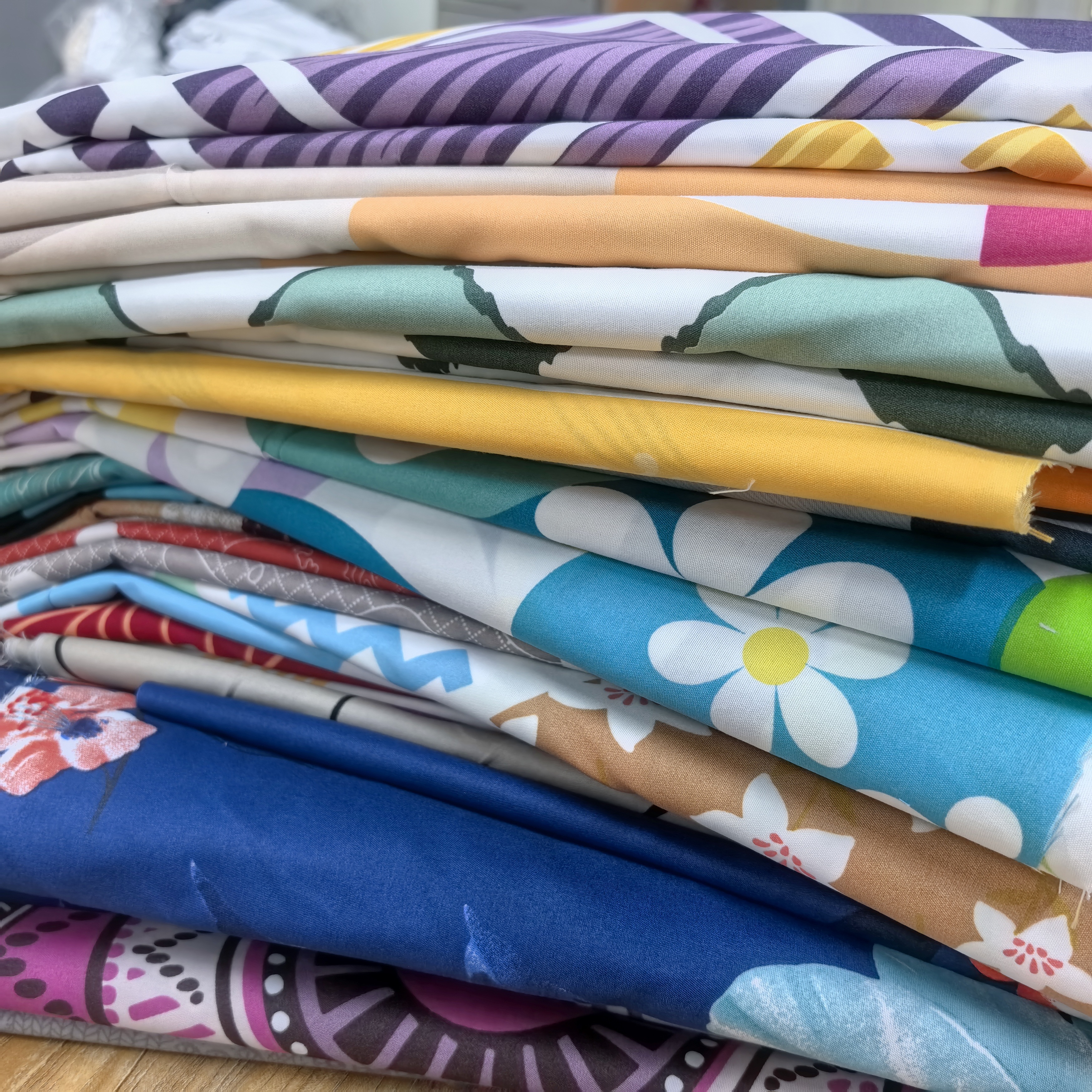 100% polyester bed sheet fabric
