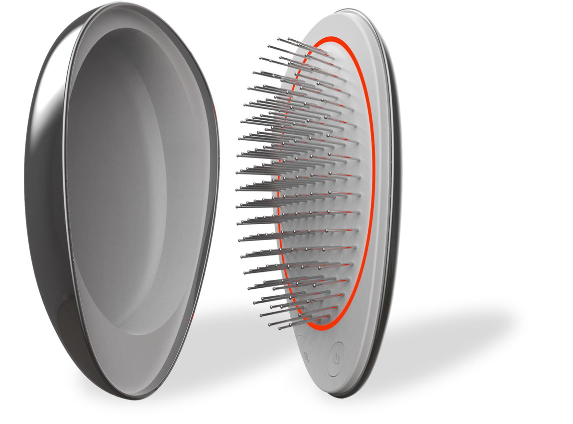 Microcurrent hair comb