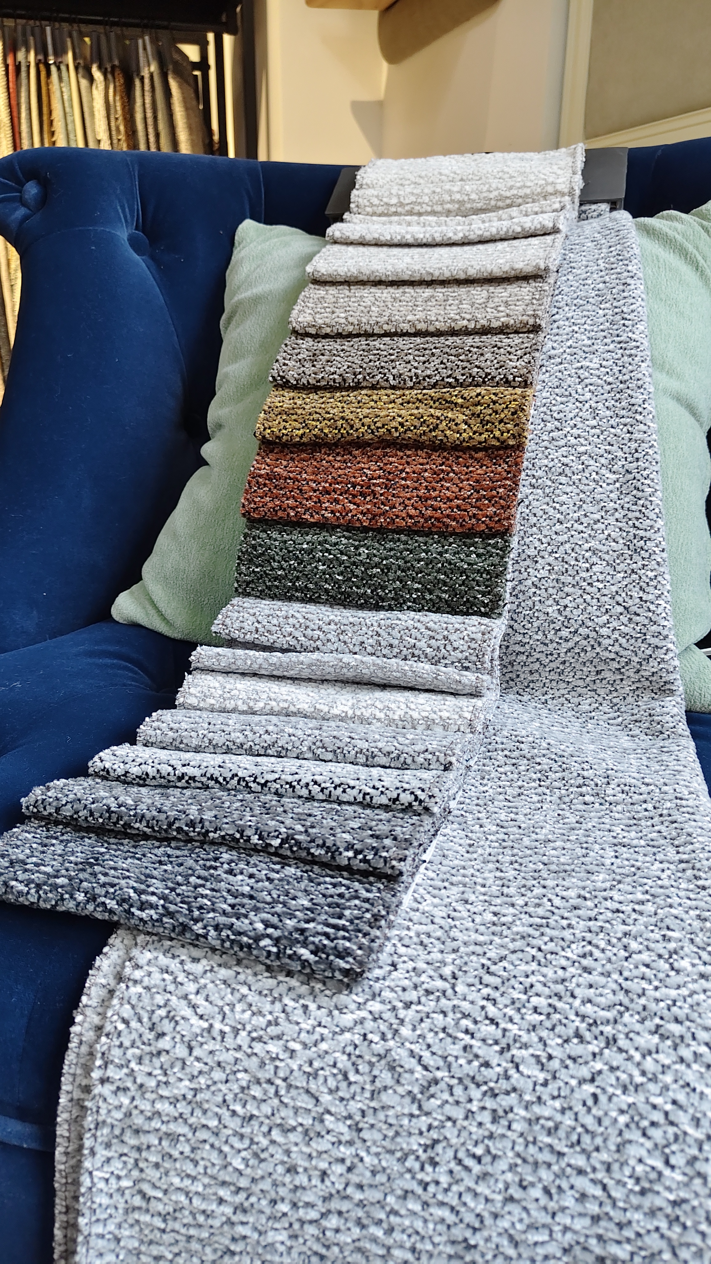 Yarn dyed Chenille fabric