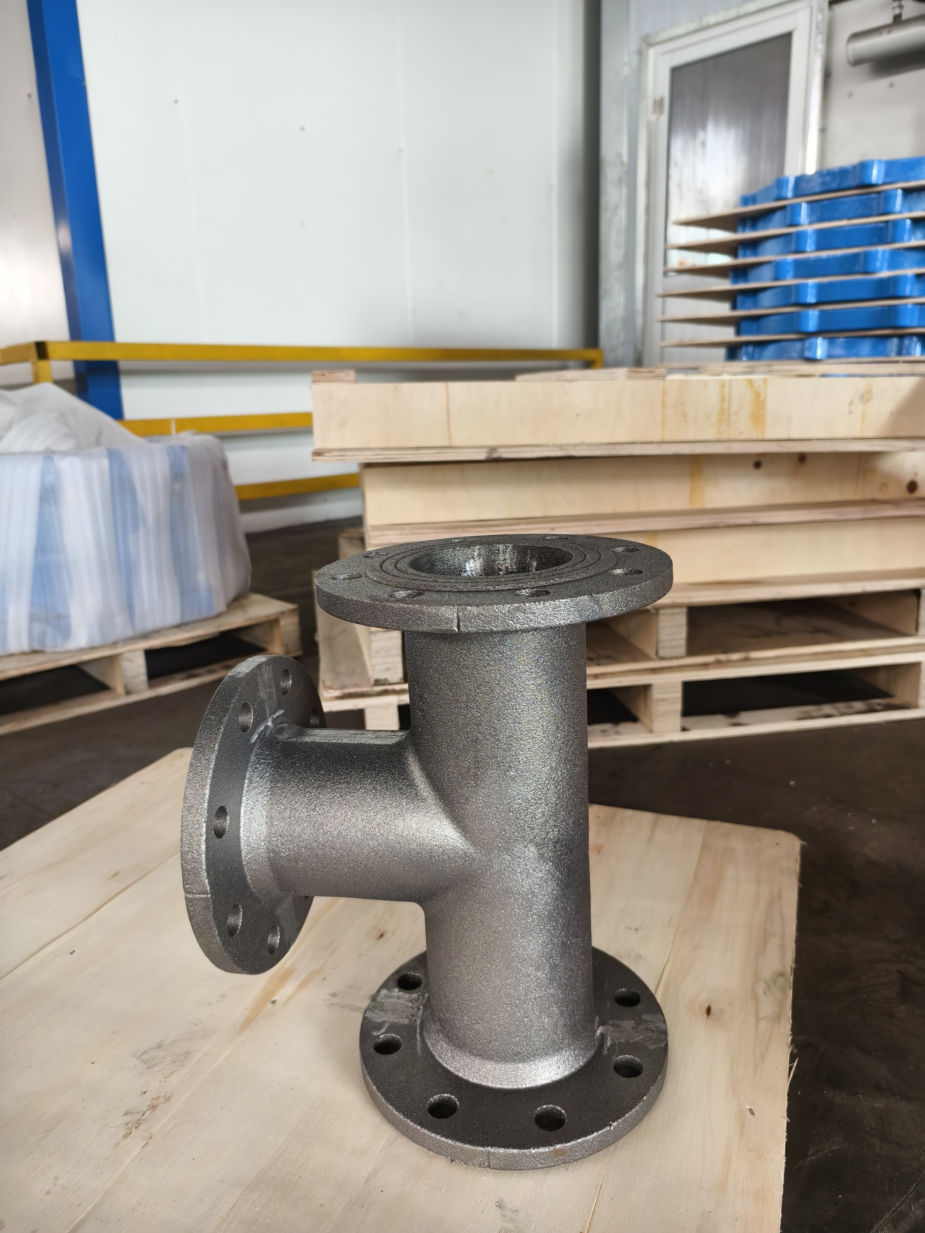 ALL Flange Tee DN100 Ductile Iron Water Supply Pipe Fittings