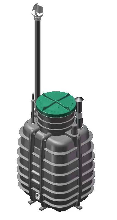 BioFilter-1000 Zero-power consumption and maintenance-free domestic sewage treatment equipment