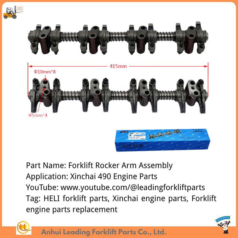 Forklift Engine Parts Replacement Rocker Arm Assembly For Xinchai 490 Engine