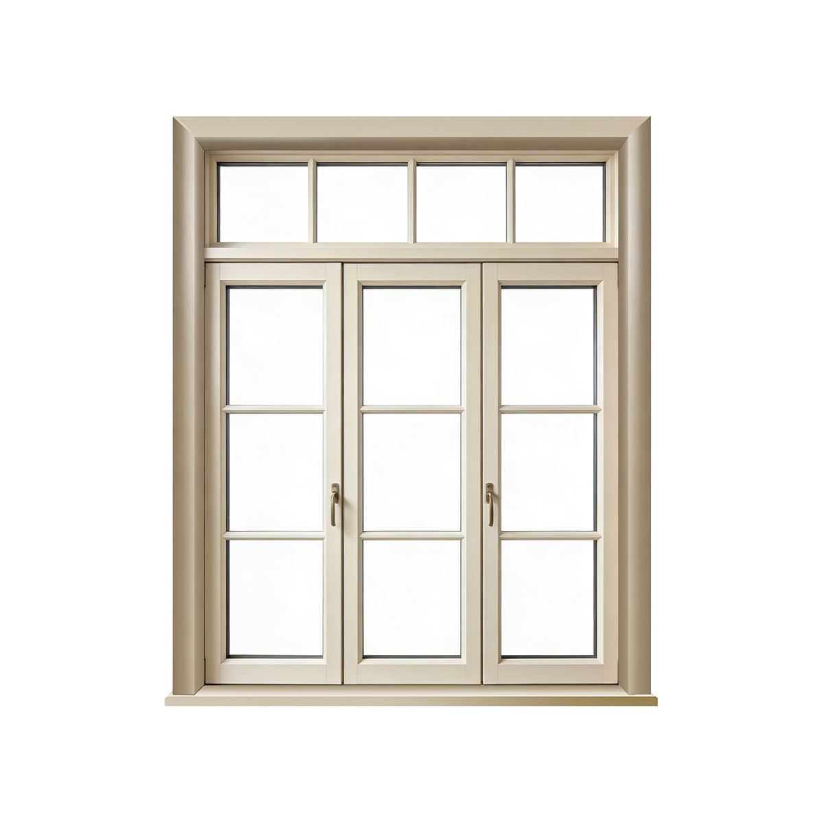 YH86 Aluminum Clad Wood Windows 5+12A+5mm+12A+5mm