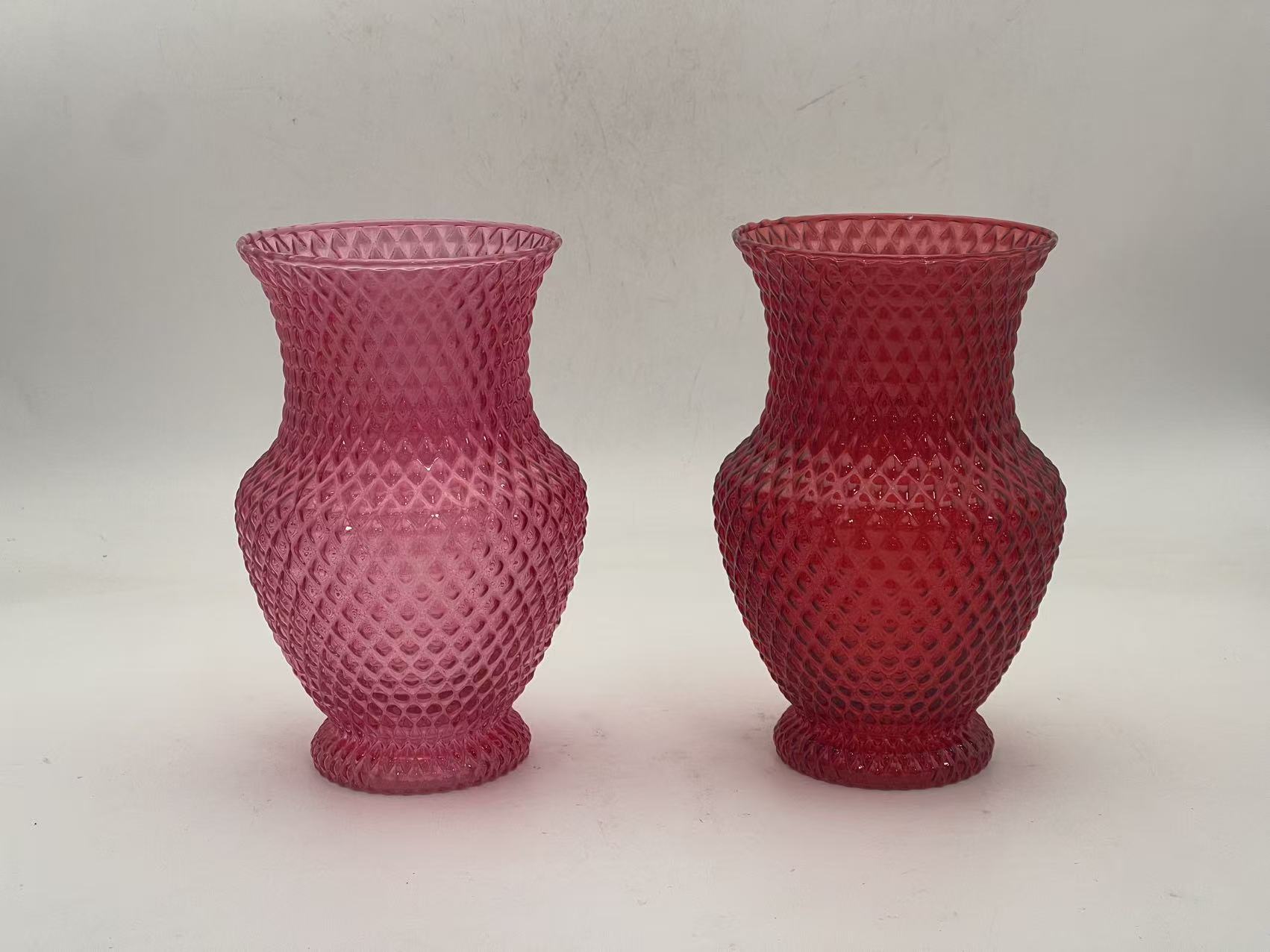 Big bellied diamond shaped bottle