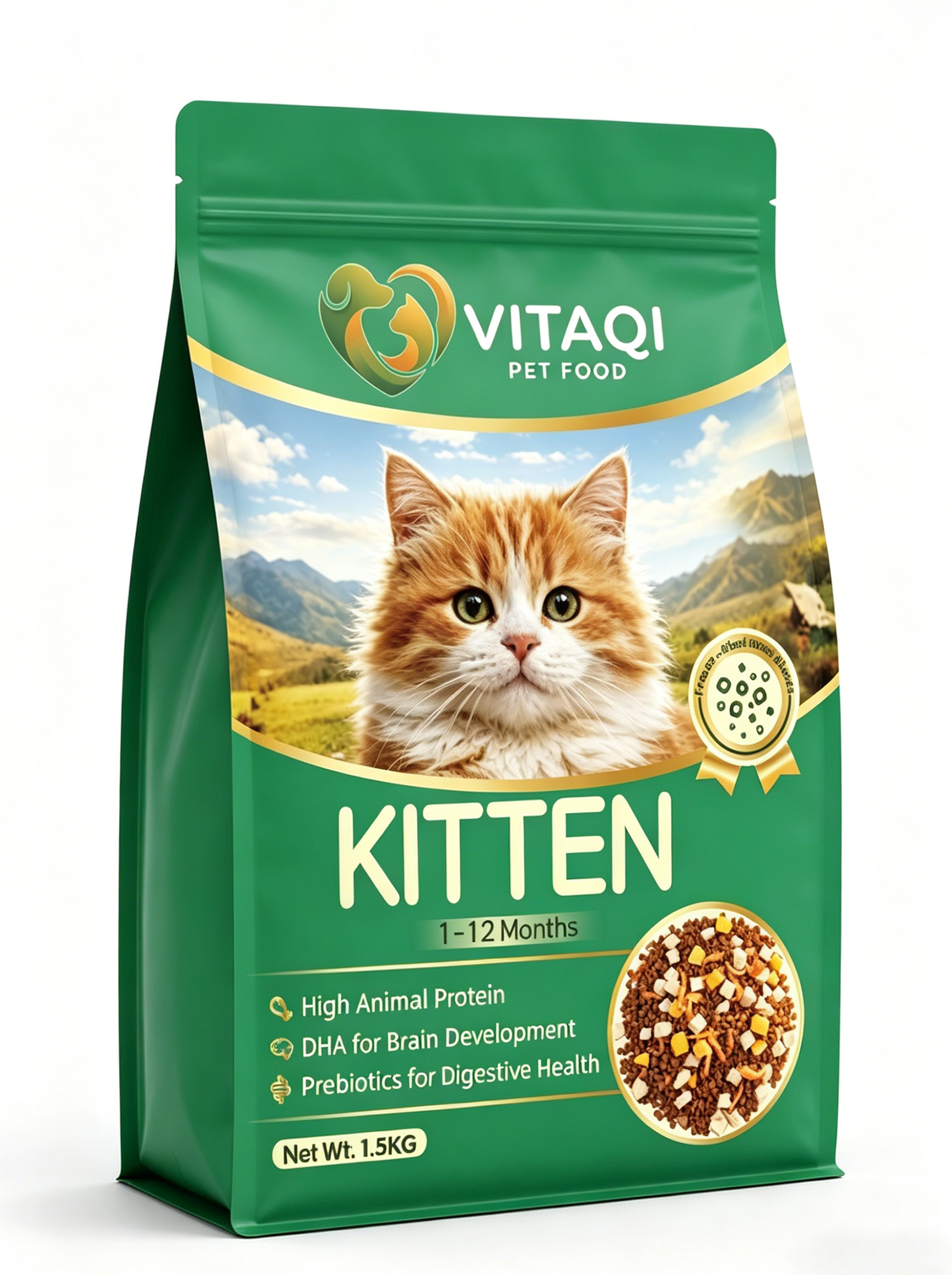 VITAQI Complete&Balanced High Animal Protein with freeze-dried Cat Food