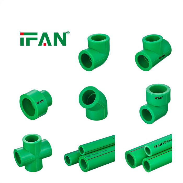 IFAN Factory Direct Sell PPR Fittings and Pipes Water Pipe Fittings 20-125mm PPR Fittings