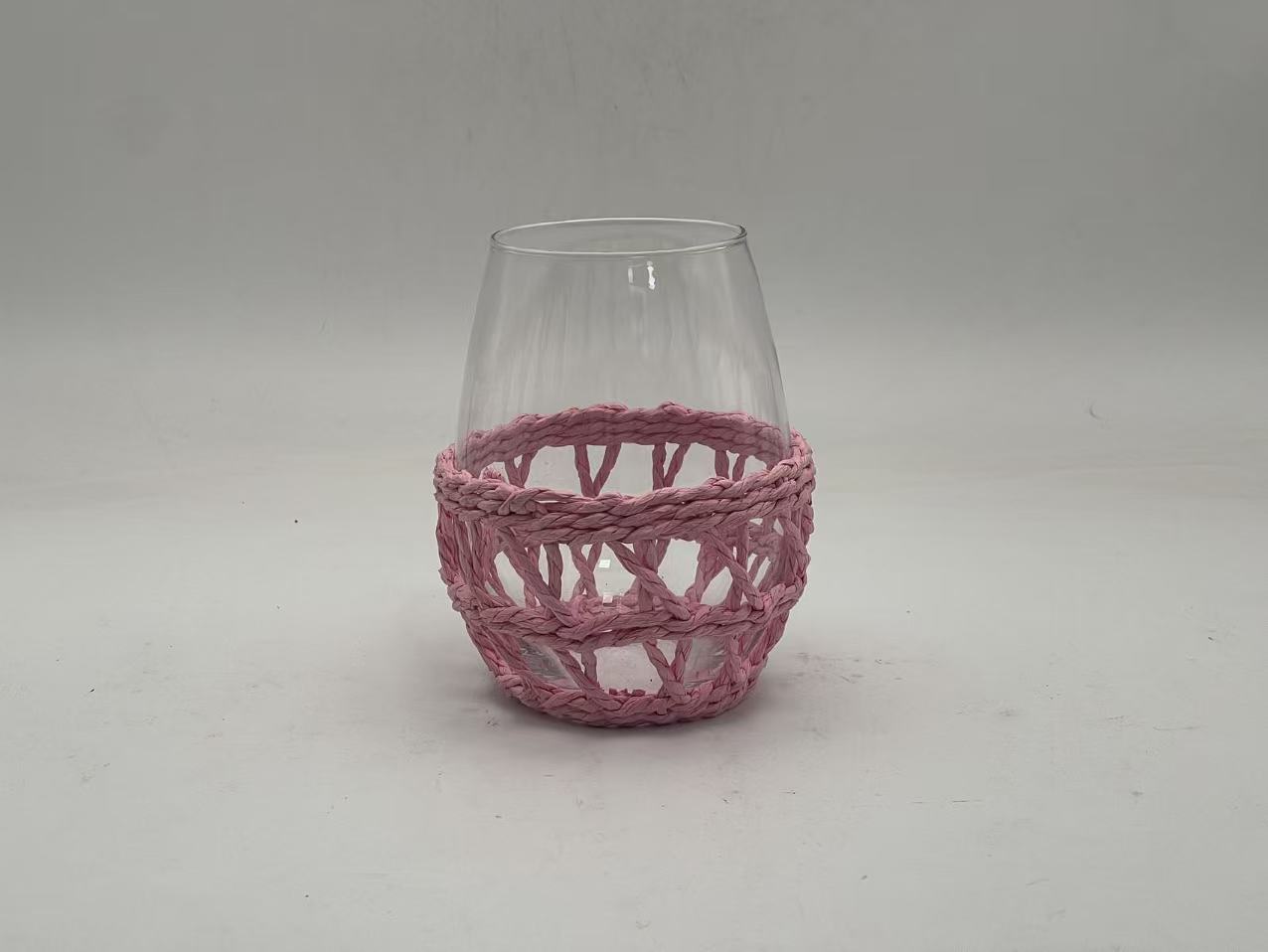 Grass woven egg cup