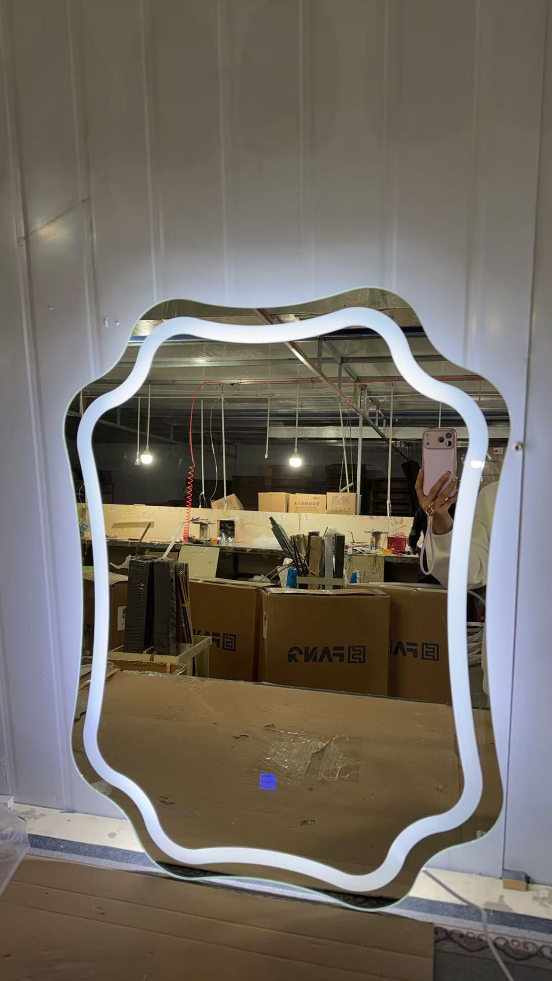 bathroom mirror