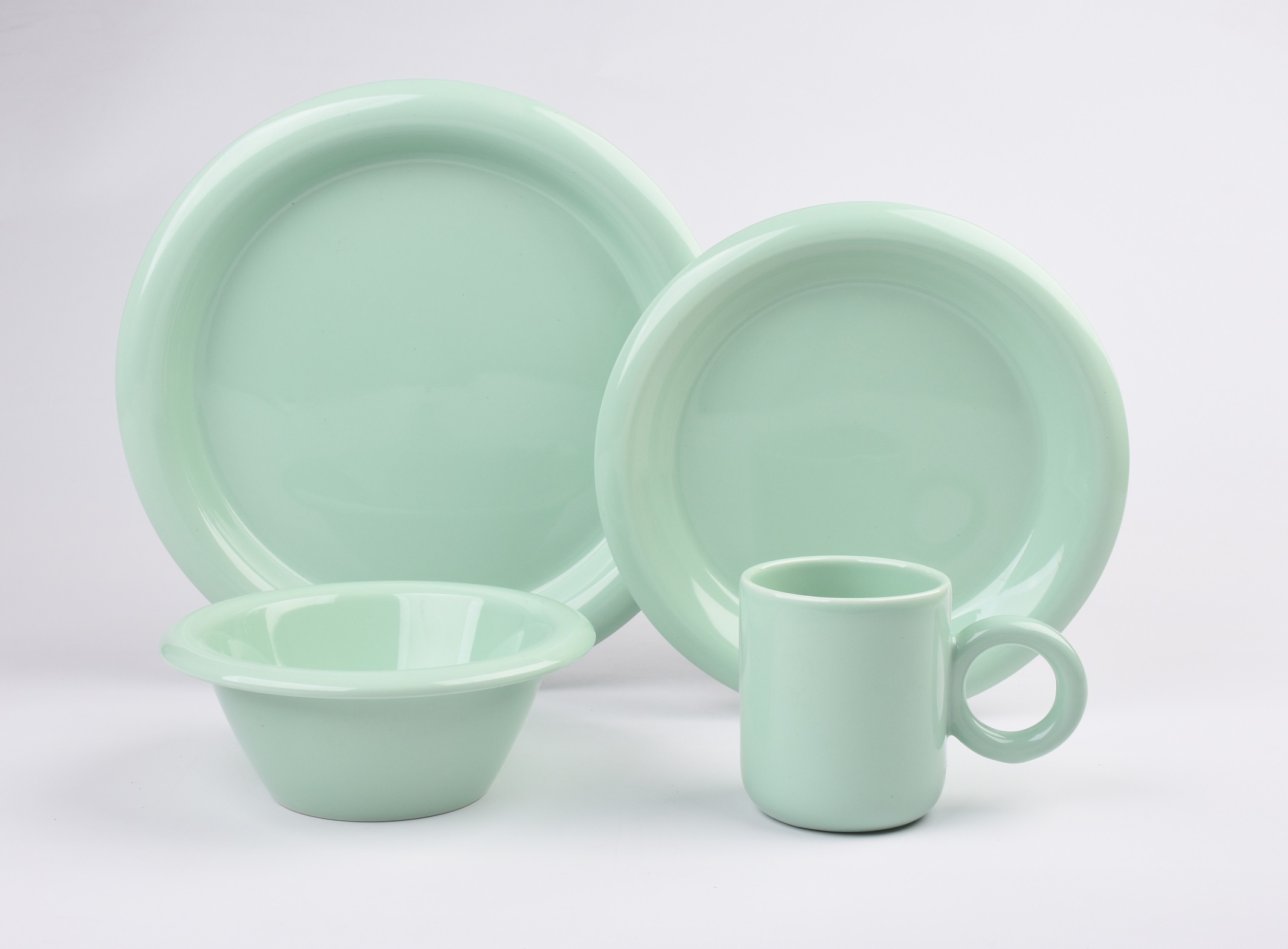 th ick rim dinner setstoneware glossy OEM color available