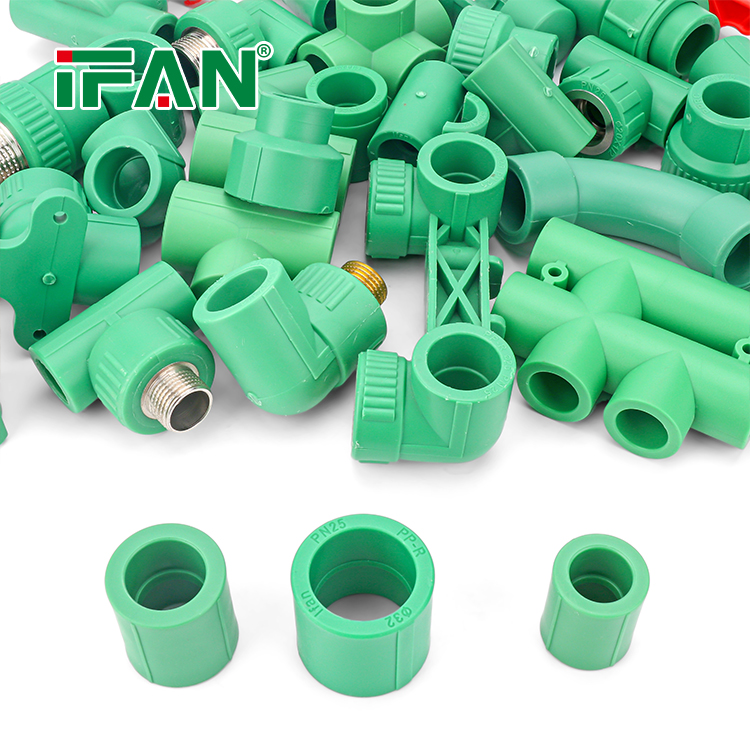 IFAN Wholesale Sell PPR Fittings and Pipes Water Pipe Fittings 20-125mm PPR Fittings
