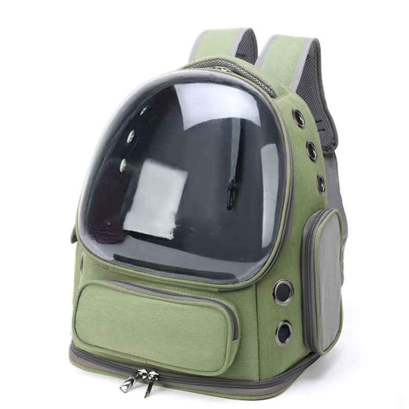 Transparent Space Capsule Backpack for Dogs and Cats (Pet Travel Carrier)