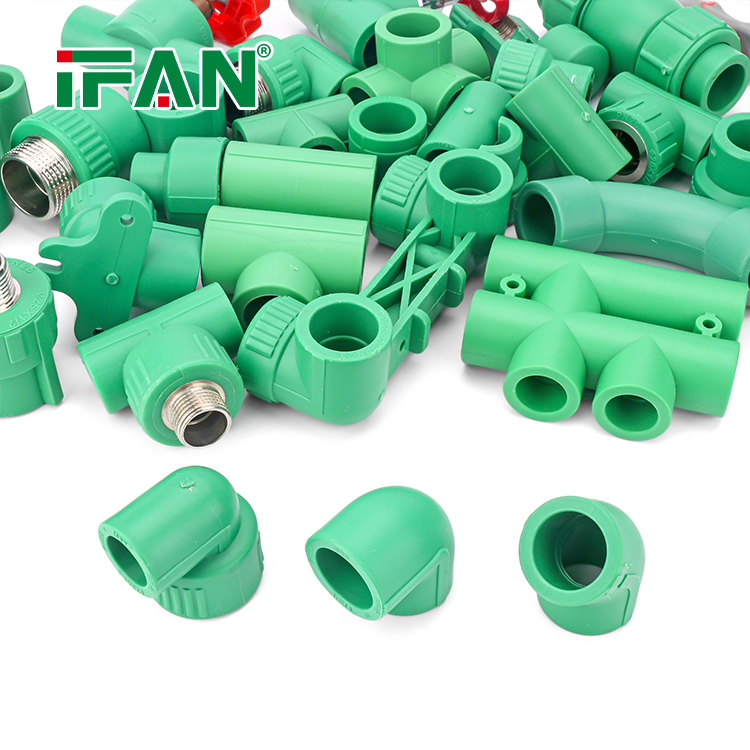IFAN Water Supply PPR Fittings and Pipes 20-125mm Plastic Pipe Fittings PPR Fittings