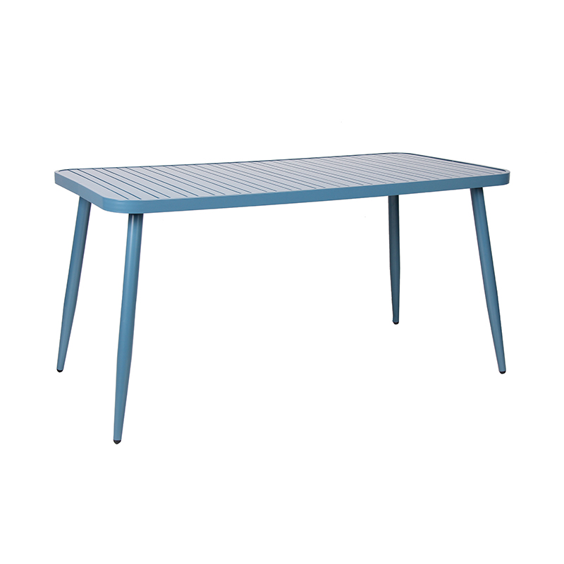 Aluminium Square Rectangular Waterproof Outdoor Garden Table