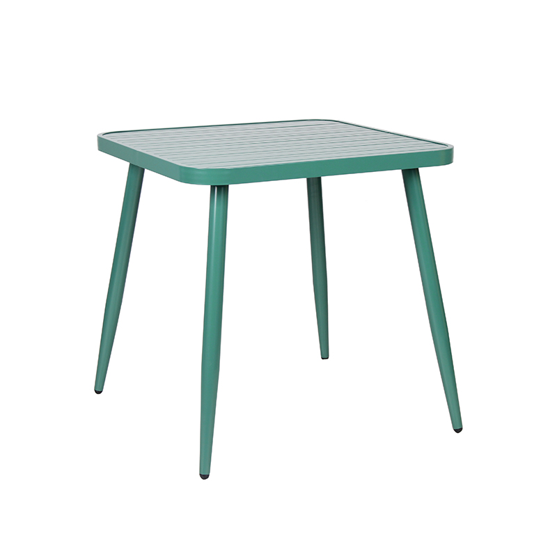Rectangular 4 Seater Aluminium Bistro Square Outdoor Coffee Table