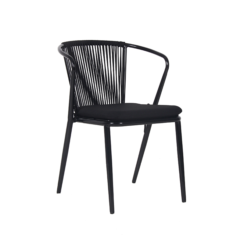 Woven Rope Dining Chair Commercial Hotel Outdoor Rope Chair