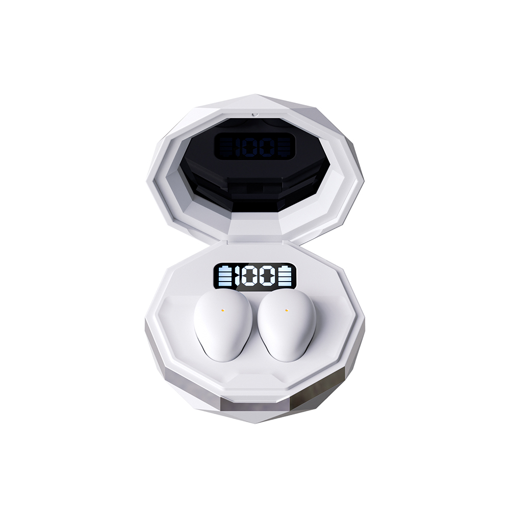 Invisible Sleep Noise Cancelling Wireless Earphones digital display Hifi Music Sports Headsets