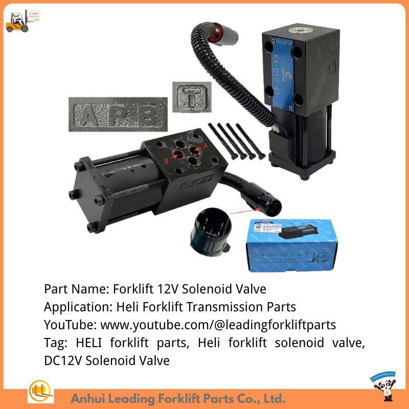 Heli Forklift transmission repair 12V Solenoid Valve For forklift