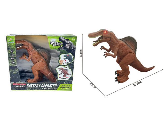 Simulated Spinosaurus with electric power