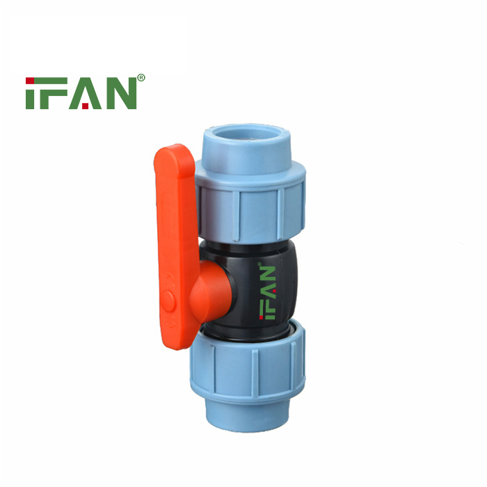 IFAN Factory Original 20-110mm Ball Valve PP Fittings Quick Connect Water Fittings