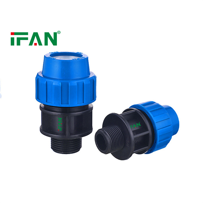 IFAN Factory Supply 16-110mm Male Socket 602Quick Connect Fittings Water Use HDPE Pipe Fittings