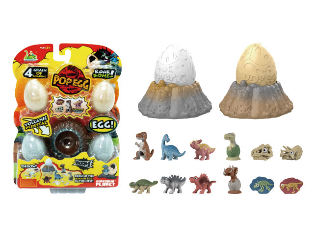 Small dinosaur egg set 4 pieces