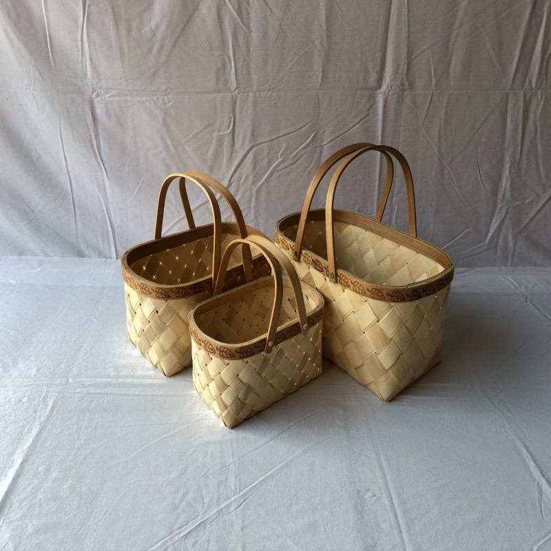 Wood chip basket