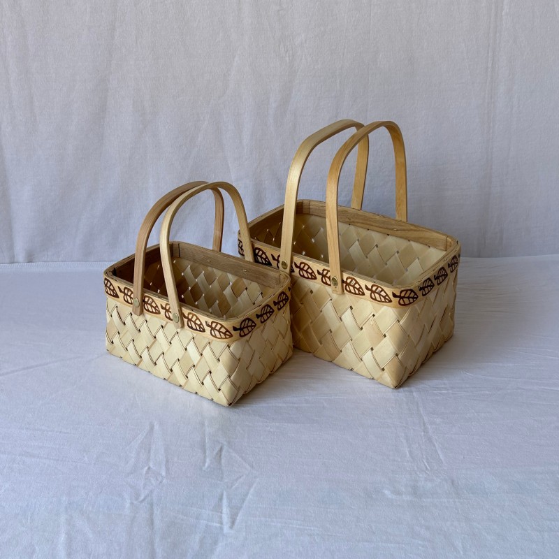 Wood chip basket
