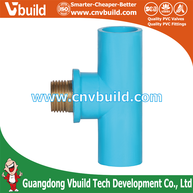 PVC Pipe Tube Fitting BRASS VALVE TEE-WS B