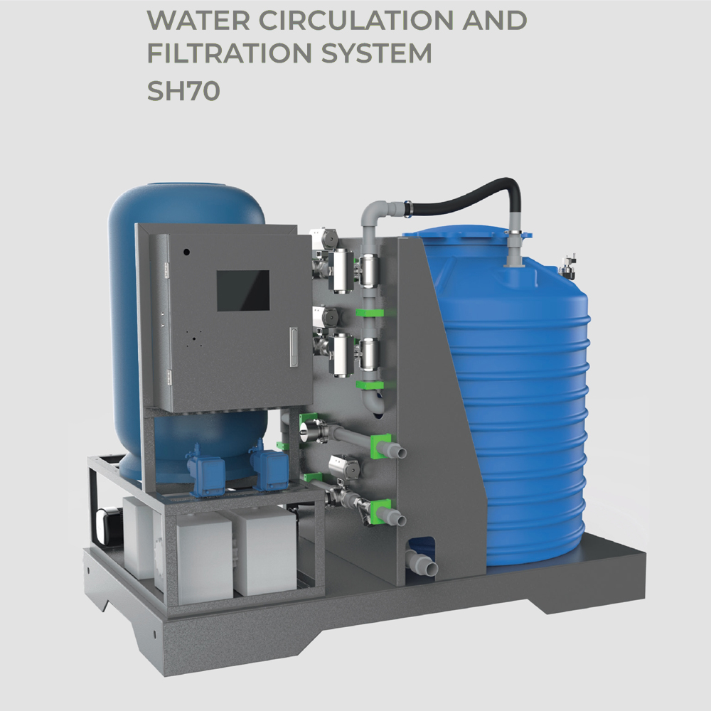 SH70 Car Wash Water Recovery Treatment Systemcar 90% Water Recovery, 20μm Precision Filtration