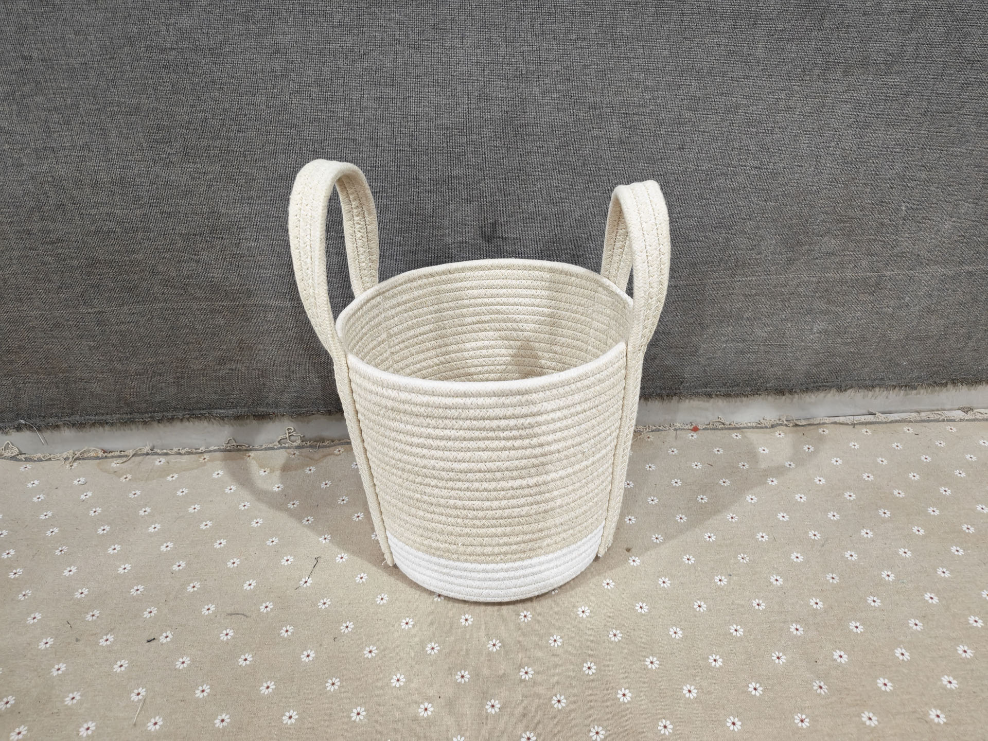 Cotton rope basket