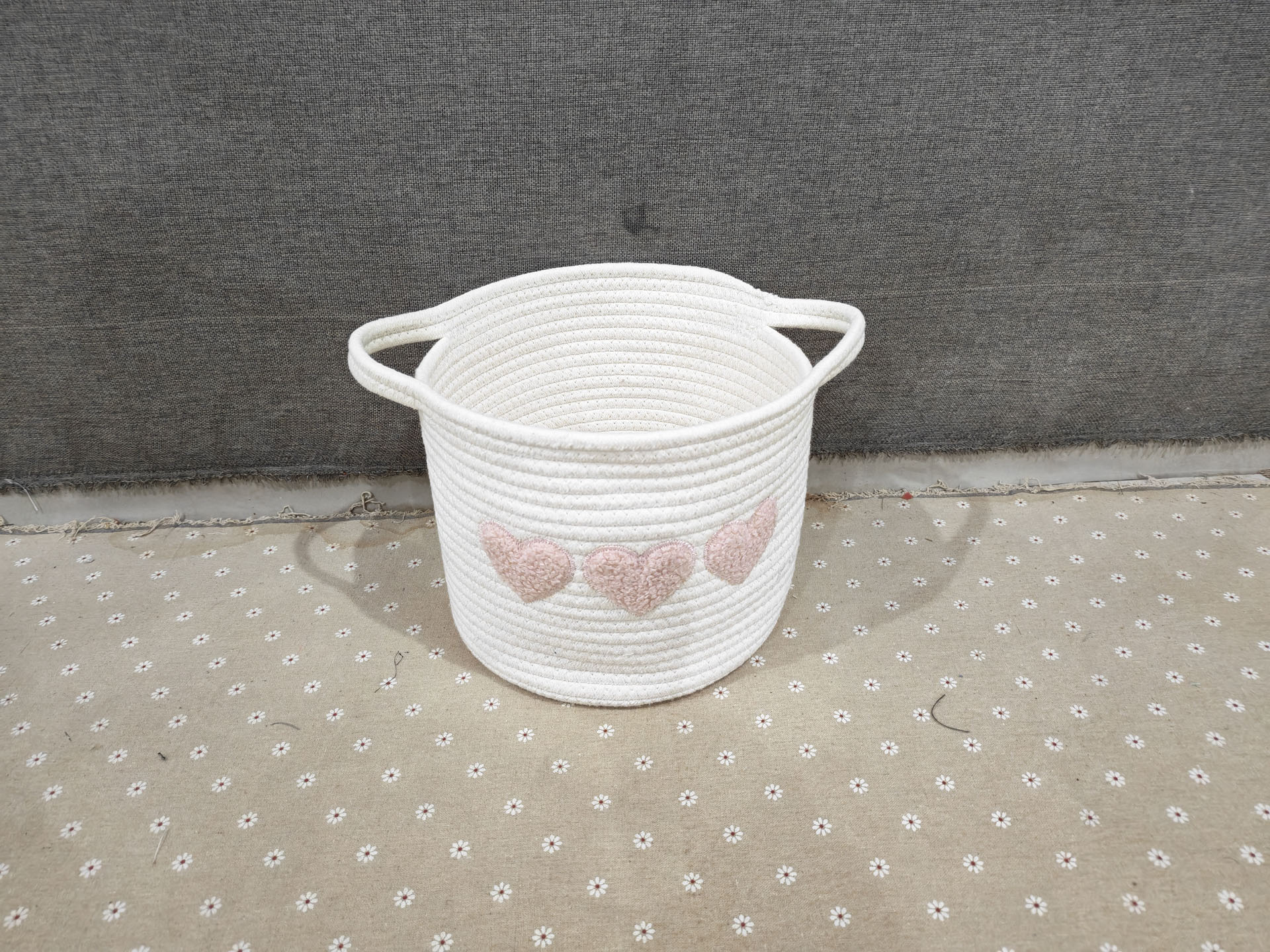 Cotton rope basket