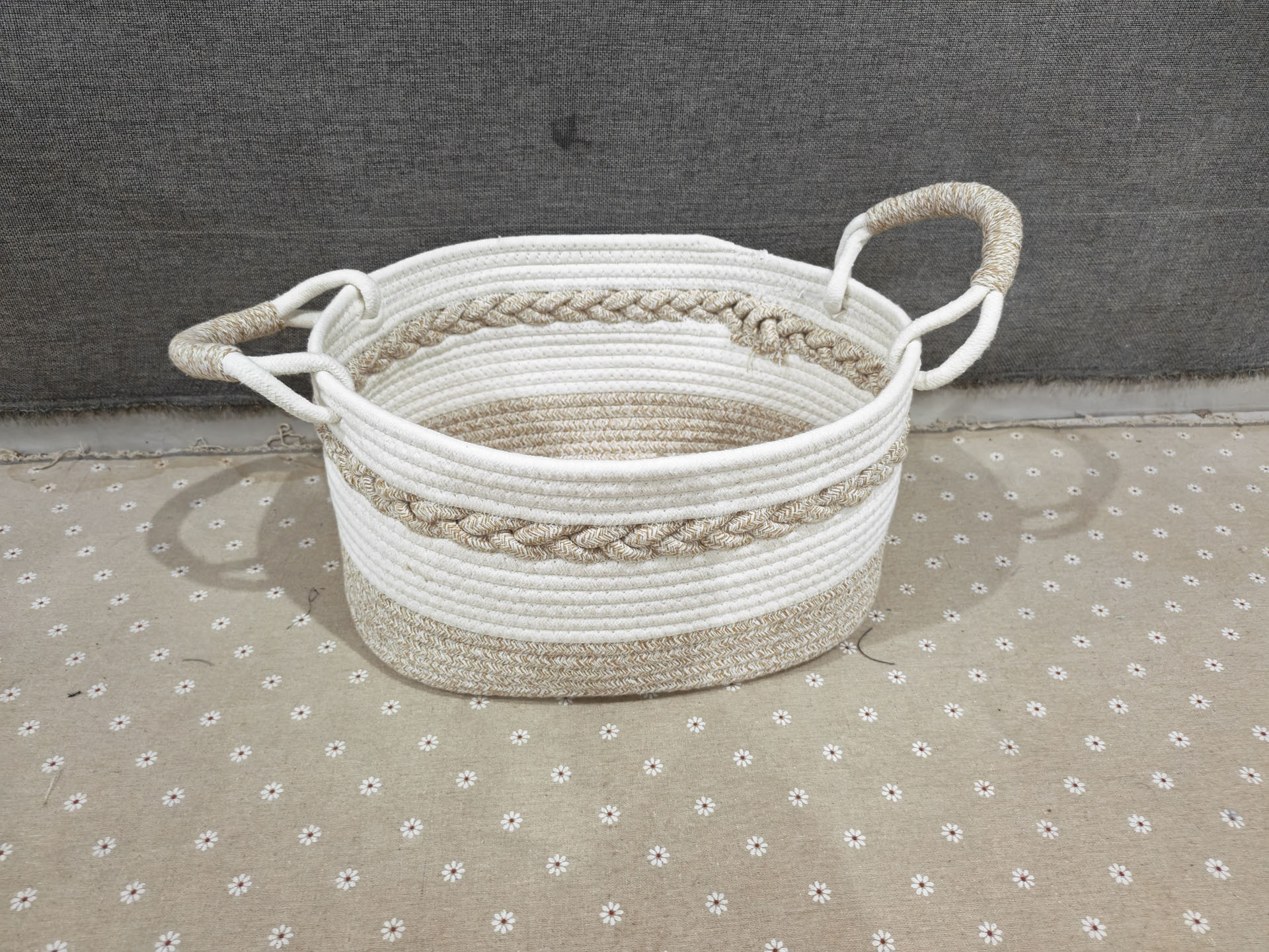 Cotton rope basket
