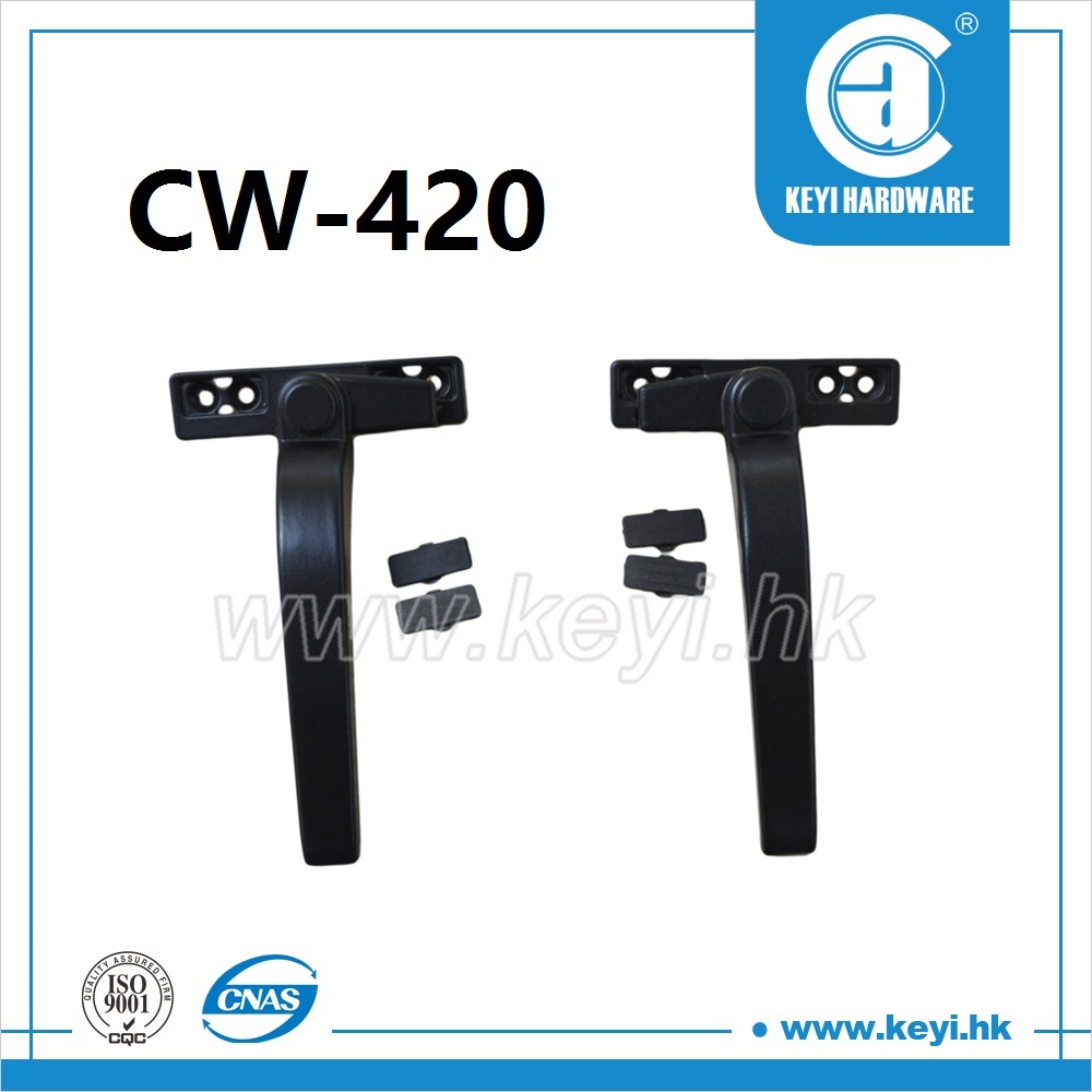 black window handle