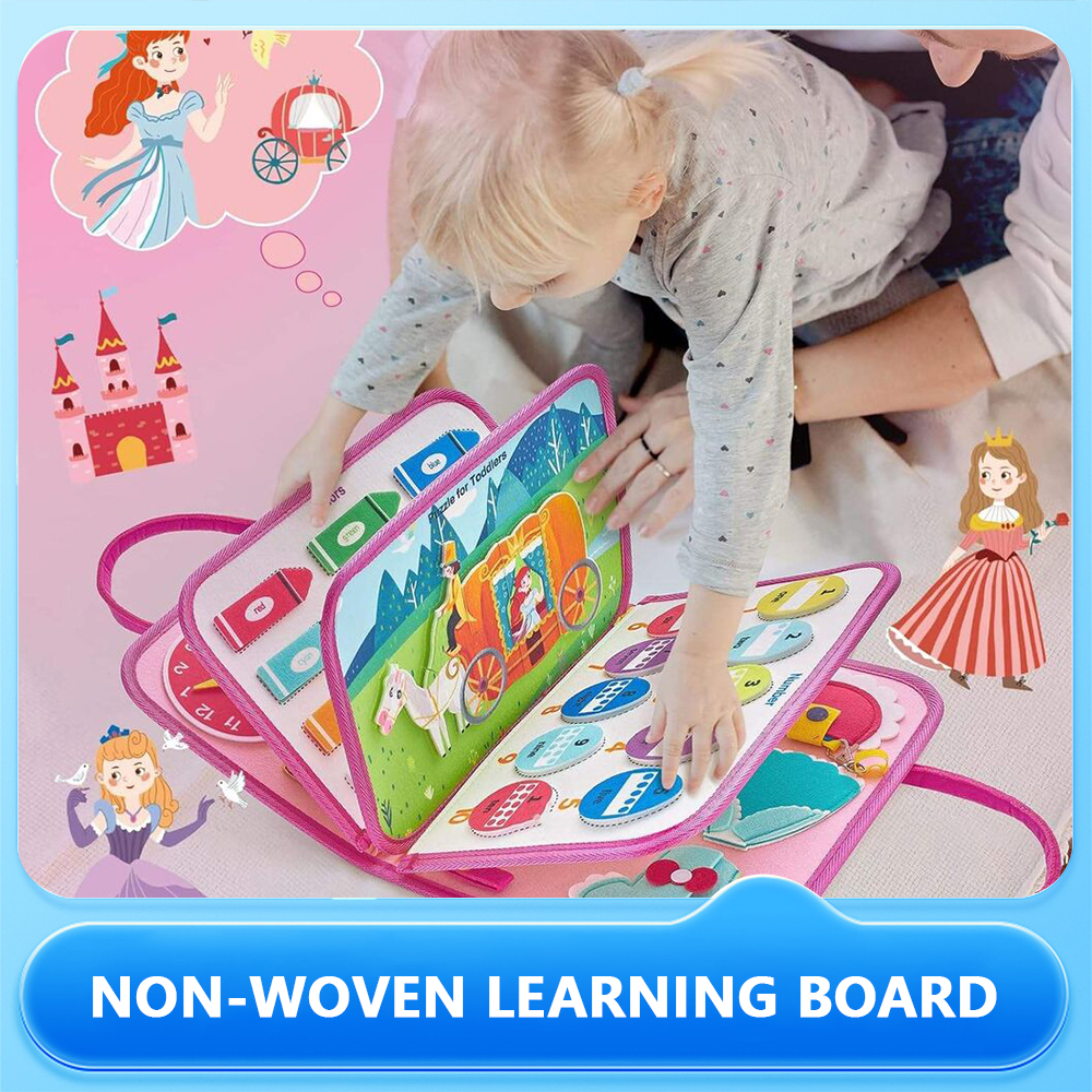 Customizable Felt Kids Busy Board Educational Games Learning Board