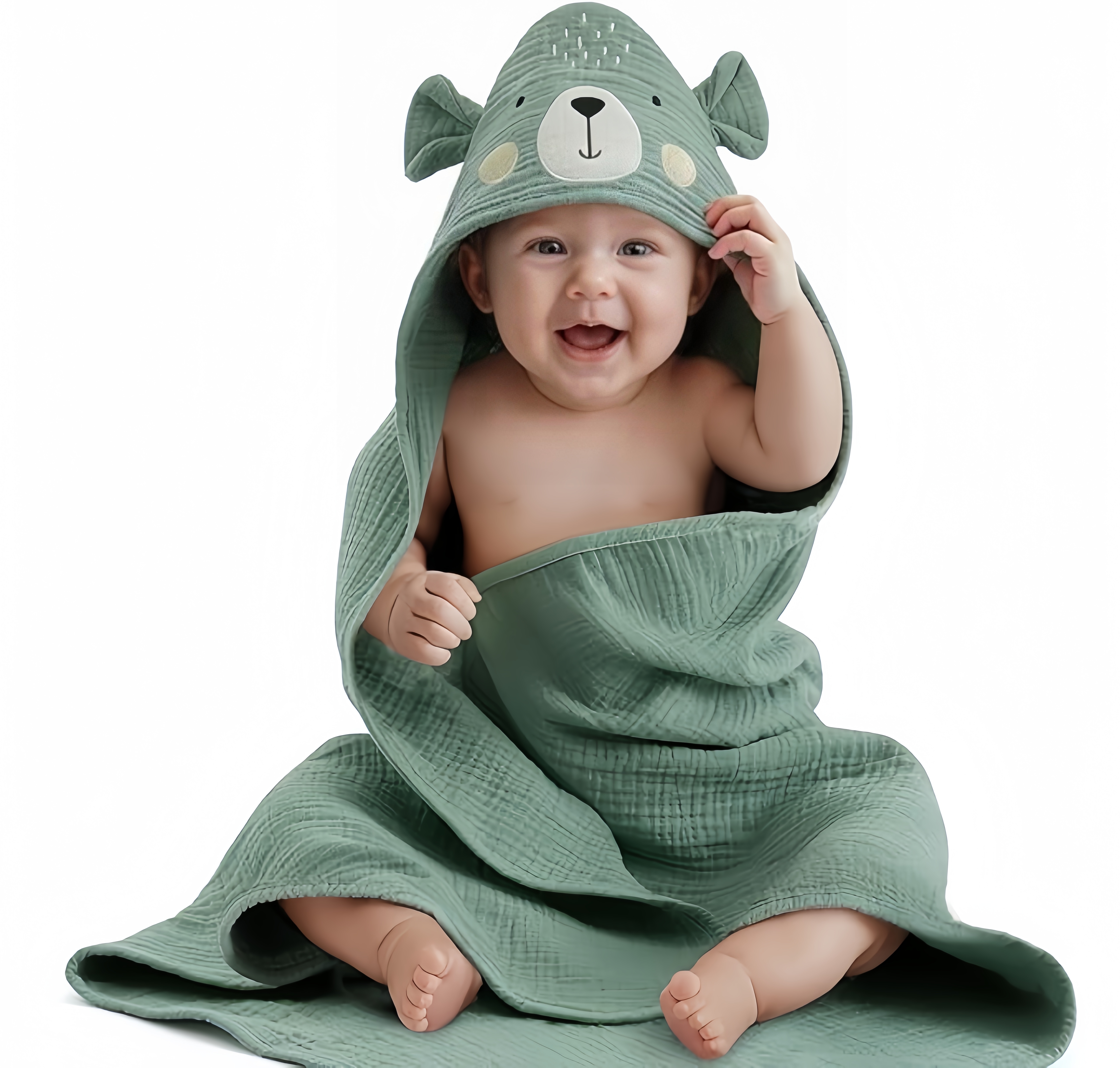 Fangliu baby bath towel bathrobe