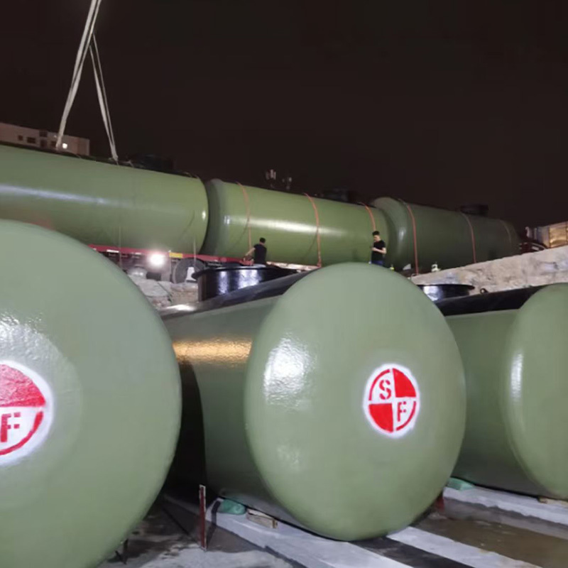 Industrial Horizontal Oil Tank Single/Double Layer Gas Station Storage Tank