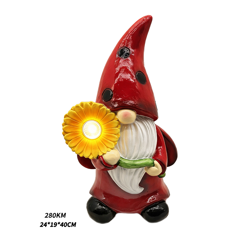 Resin garden solar decorative ornaments