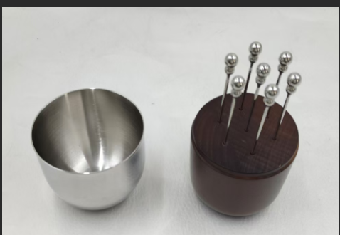 Stainless steel fruit fork