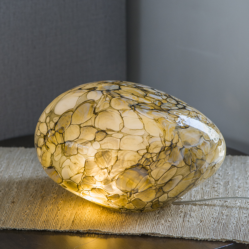Art color glass decorative lighting handmade sphere table lamp G12-22/GJ17-20/TL11/TL11S Agate 31